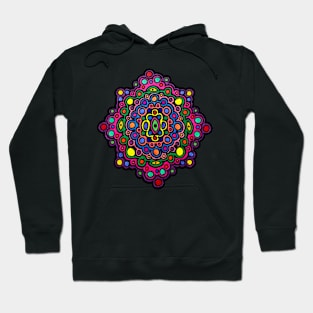 Mandala of Colorful Circles Hoodie